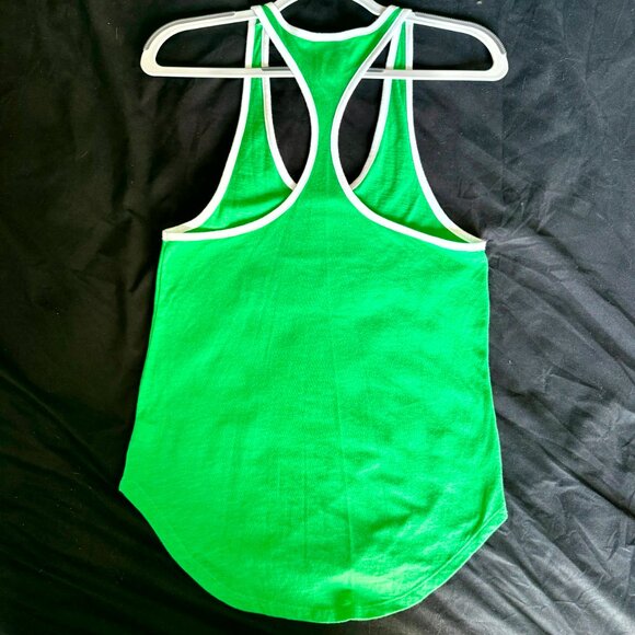 Victoria’s Secret PINK Let the Shenanigans Begin Green Tank Top (XS) St Patricks - Picture 3 of 3